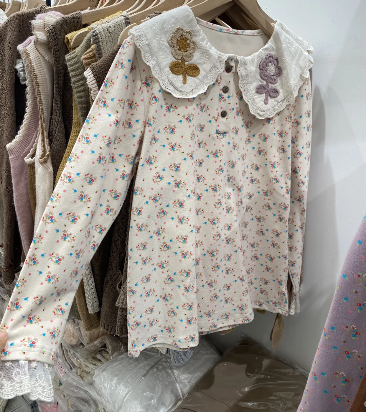 

Осенняя новинка, Милая футболка с цветочным рисунком, Женская Базовая футболка, женская повседневная одежда, ML0924