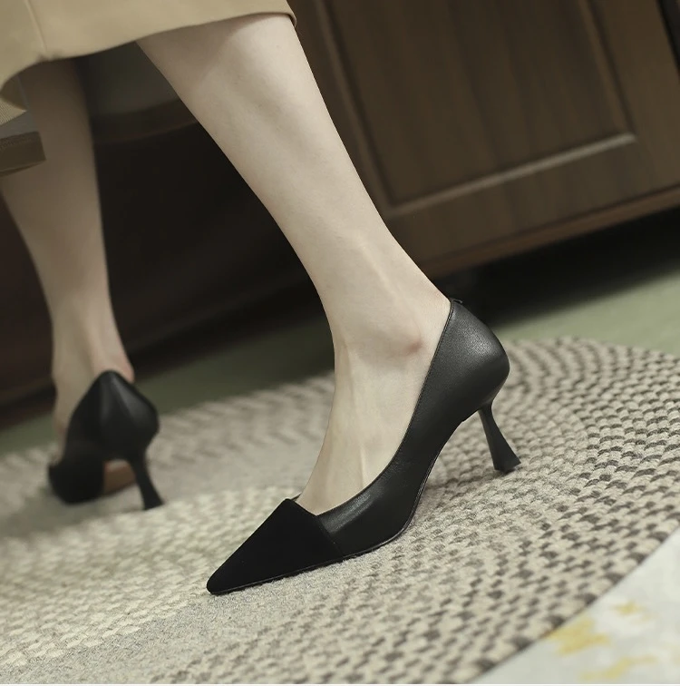 Retro Shoes Women Zapatos De Damas Elegantes Casual Pointed Toe Pumps WOMEN Bridal Shoes туфли женские Tacones Mujer