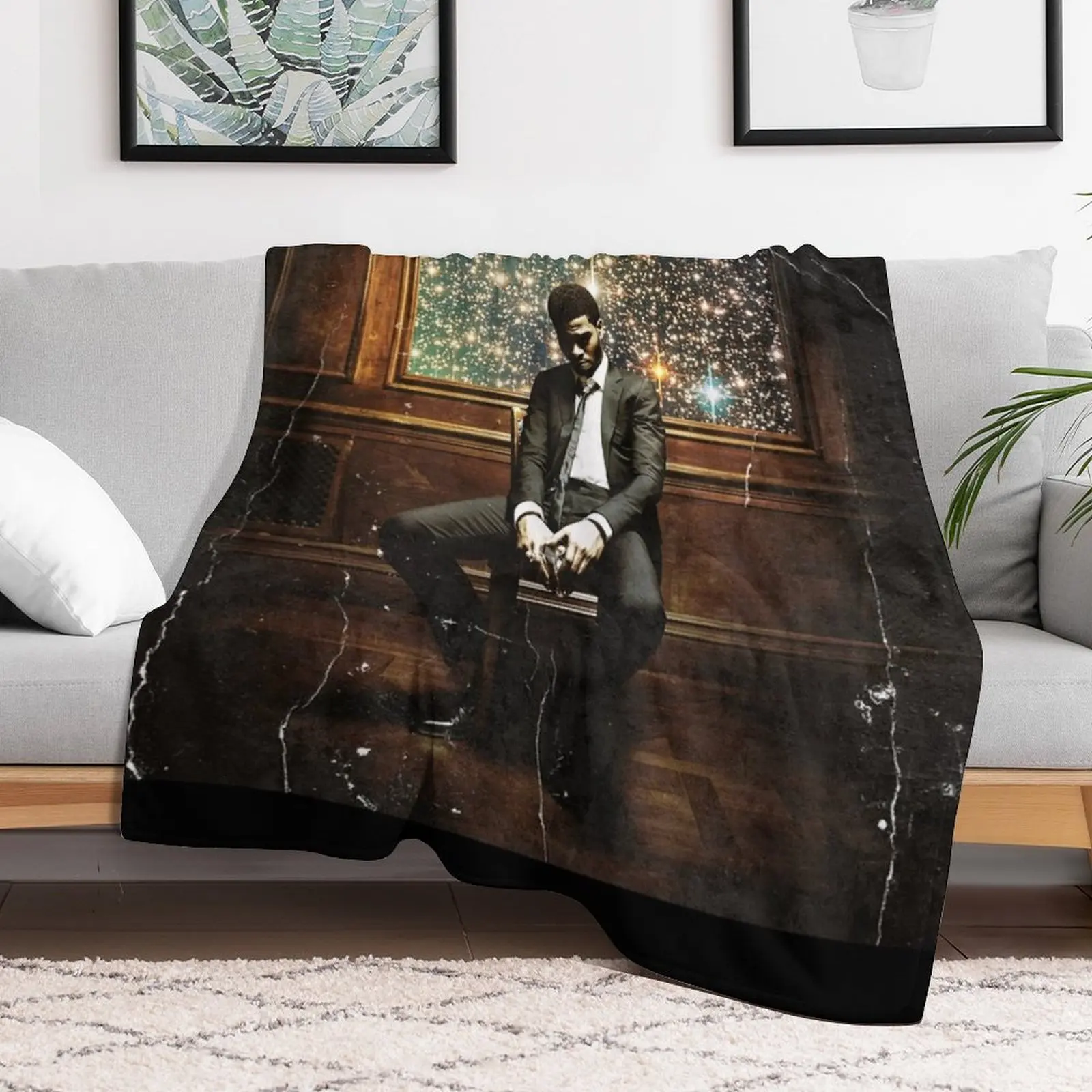 Просторное летнее одеяло с изображением Джеффа Бека человека на Луне ii