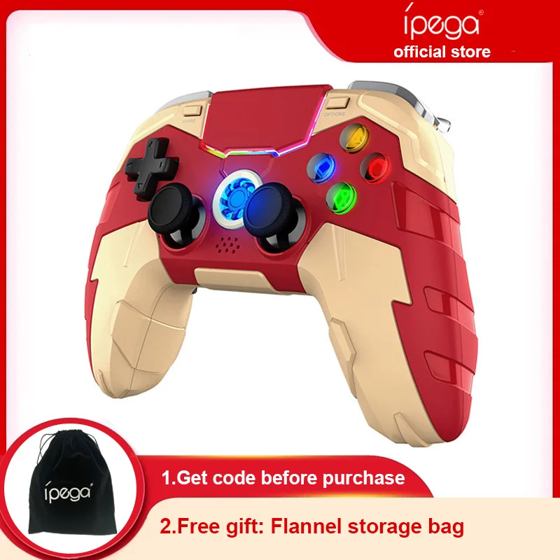 2022new Ipega 4020A Bluetooth Game Controller Touchpad Wireless Gamepad for Playstation 4 PS4 PS3 MFi Games iOS Android Phone PC