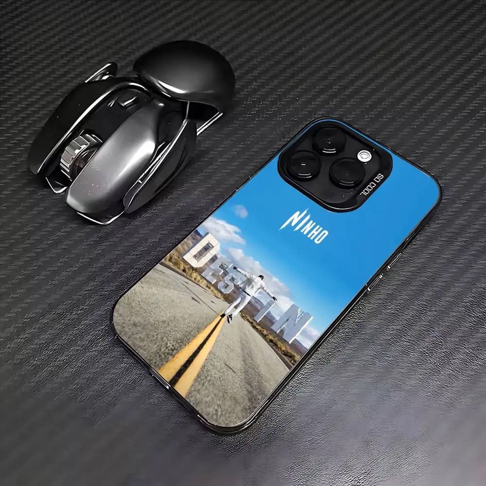 Фото Чехол для телефона Rapper N-Ninho N-NI для iPhone 17,16,15,14,13,12,11 Plus, Pro Max, цветной серебристый чехол для телефона №4