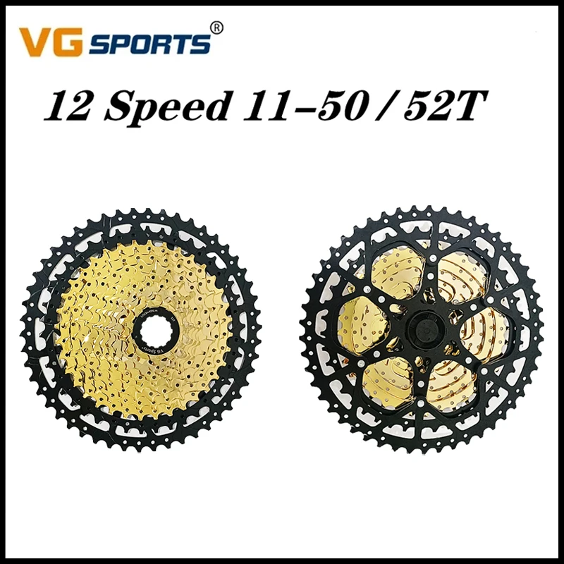 

VG Sports MTB Bike Sprocket Cassette 12 Speed Velocidade 11-50T/11-52T Bicycle Cassette 12V Freewheel MTB Bike For SHIMANO SRAM