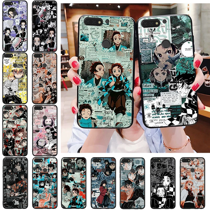

Kimetsu No Yaiba Demon Slayer Anime Phone Case For Huawei Honor 50 30 Pro 10X Lite 20 7A 7C 8X 9X Pro 9A 8A 8S 9S 10i 20S 20lite