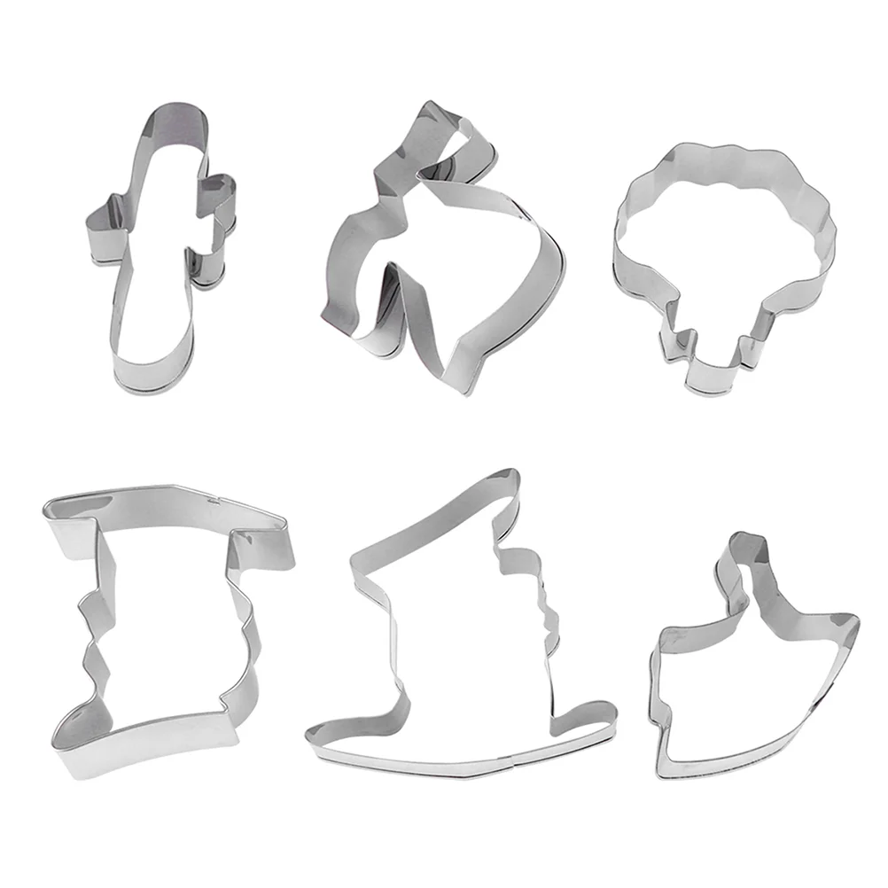 

12 pcs Cutters and Printings Set Graduation Cookie Mold for Cafe Dessert Shop