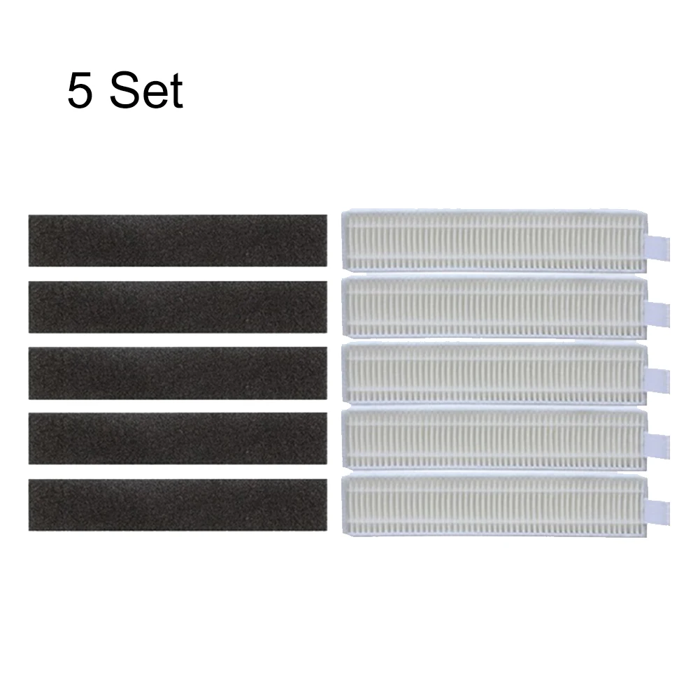 

Filter Band Sponges Kit For ECOVACS DEEBOT OZMO Slim 10 Vacuum Cleaner Filter Parts Kitchen Cleaner Tools 5 Pcs