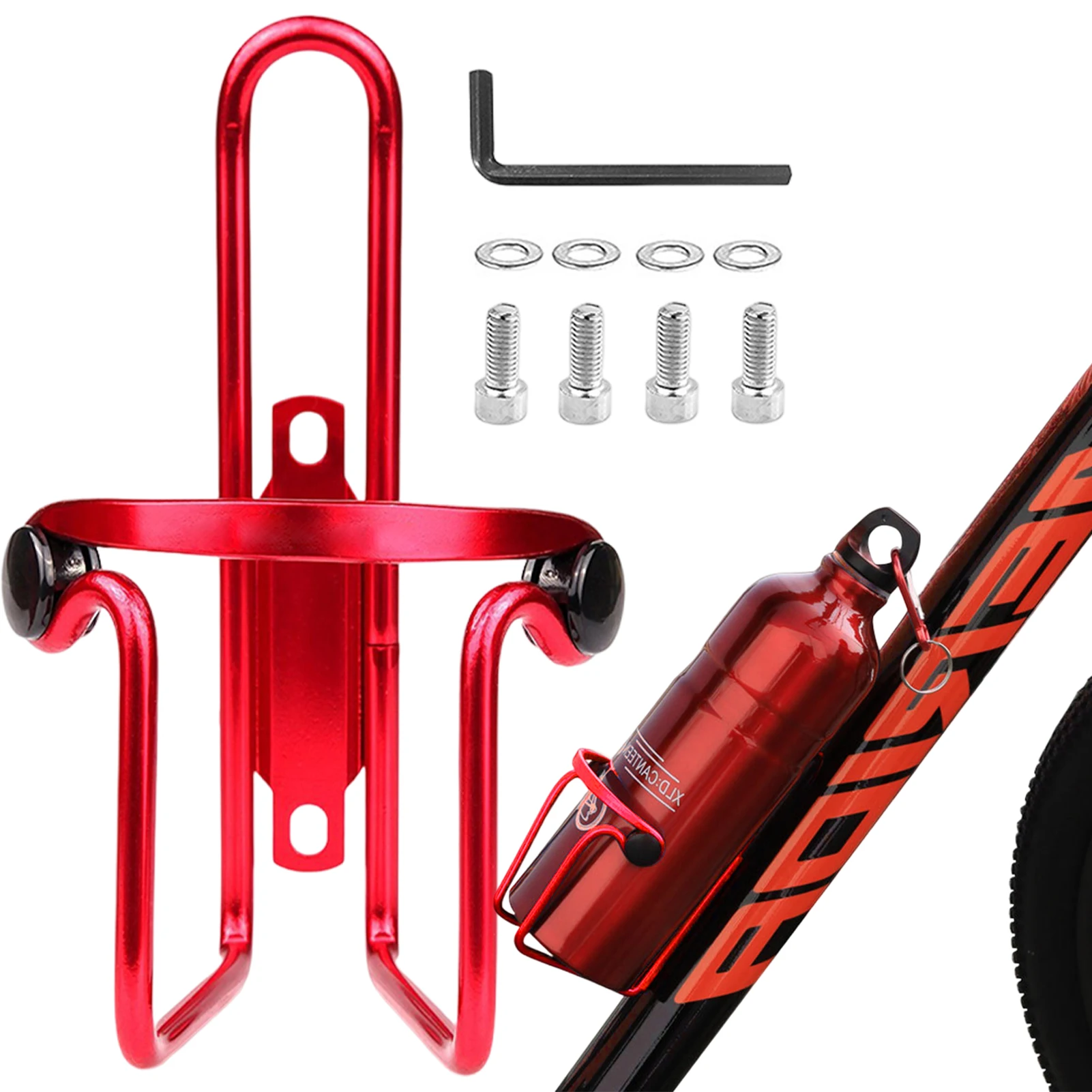 2 шт. держатель для бутылки с водой алюминиевый сплав велосипеда горного спорта