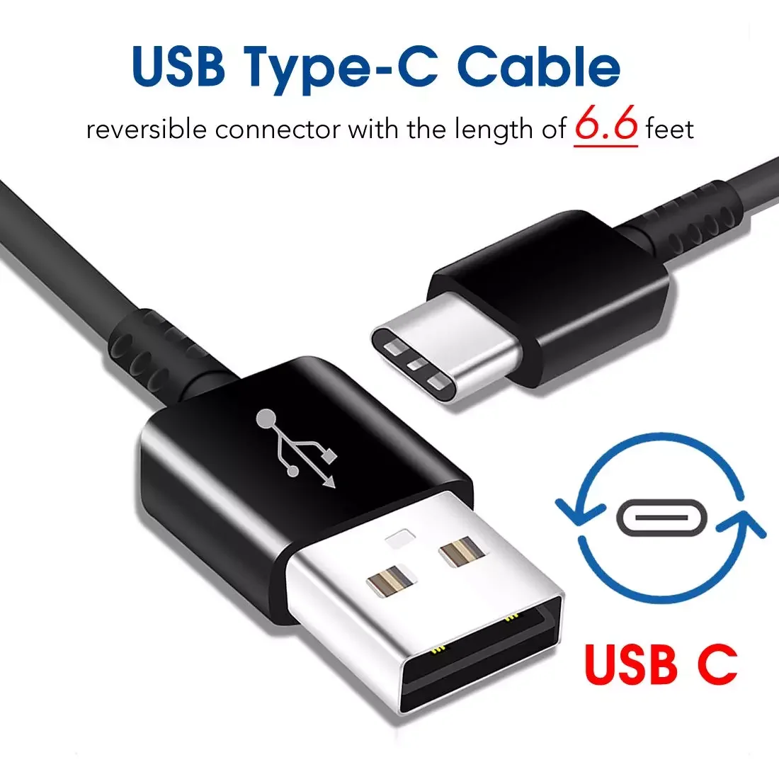 

Fast Charger USB Type C Charging Cable For Samsung Galaxy S21 S20 Ultra S10 S10e S9 S9 S8 S8 Plus Note 20 10 9 Adapter