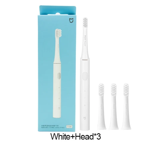 Xiaomi Mijia T100 звуковая электрическая зубная щетка Mi умная зубная щетка цветная USB перезаряжаемая IPX7 водонепроницаемая для зубной щетки