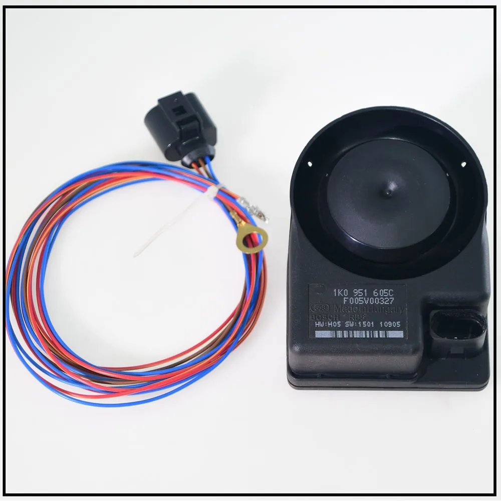 1-2 шт., автомобильная электронная сигнализация, сирена, противоугонная Автомобильная сигнализация для VW Golf MK5 MK6 Passat B6 Tiguan CC Audi A4 A5 A6 Q5 Q7 TT 1K0