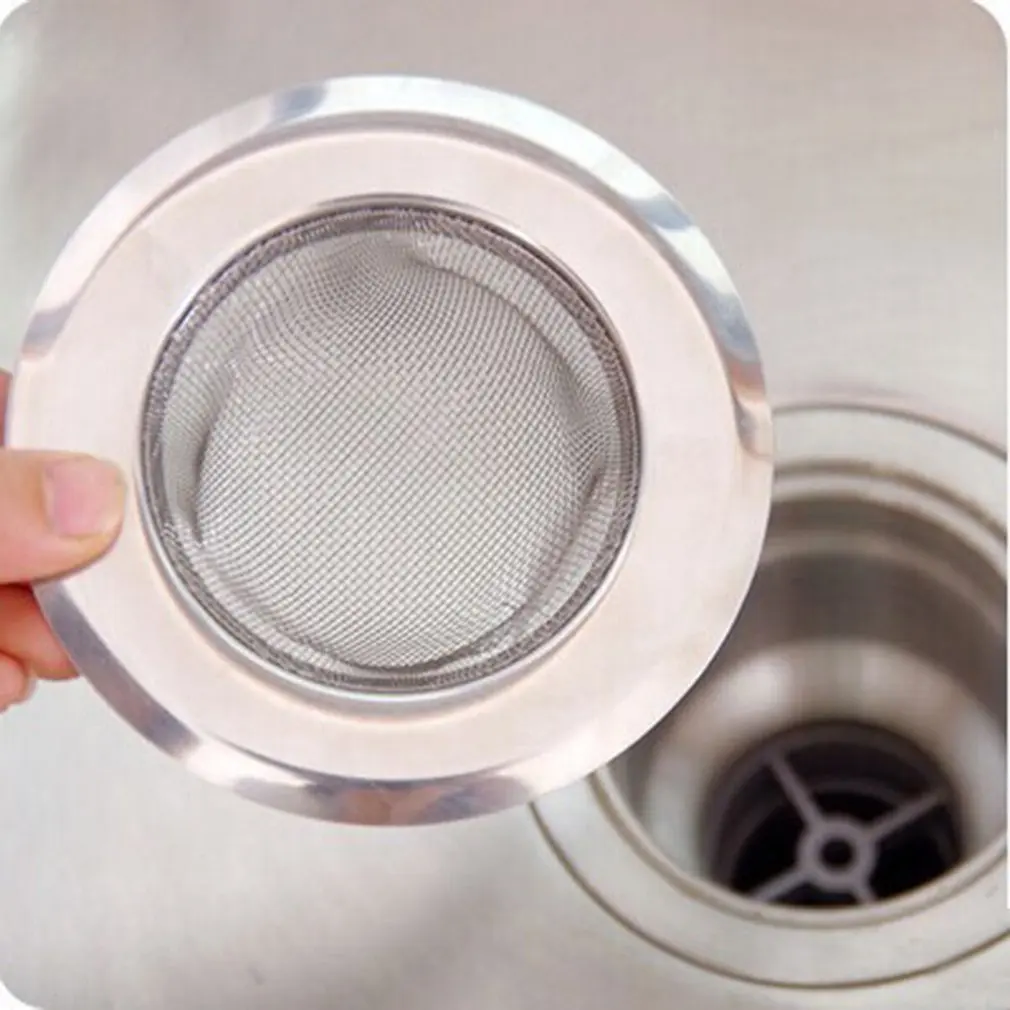 

Kitchen Fine Stainless Steel Sink Filter Preventing Pool Bath Sewer Drain Intervals Plug Garbage Network Slag Strainer