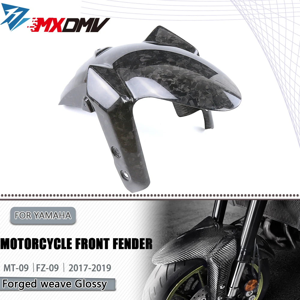

Carbon Fiber Motorcycle Mudguard Front Fender Splash Anti-Sand Mud Guard Cover Fairing For YAMAHA MT09 FZ09 Tracer900 GT FJ-09