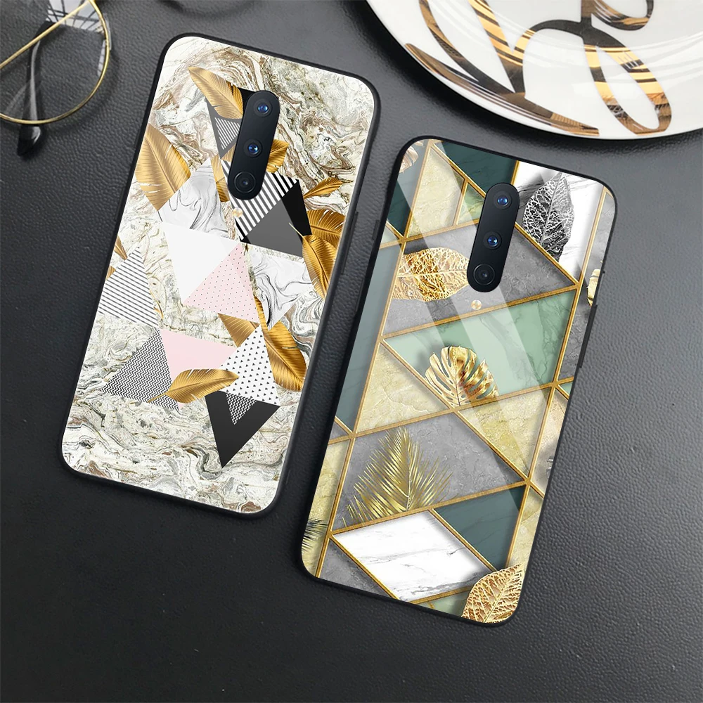 

Geometrically Spliced Marble Case for OnePlus Nord N20 N10 2 5G N100 8 9 7 10 Pro 7T 8T 9Pro 9RT 9R 5 5T 6 6T Glass Back Cover