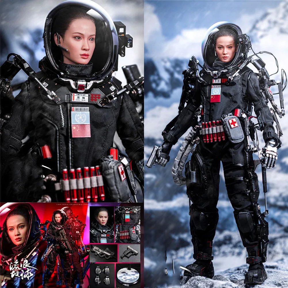 

DAMTOYS DMS036 1/6 Scale Collectible CN171-11 Medic Rescue Team Female Soldier Zhou Qian Full Set Action Figure Model