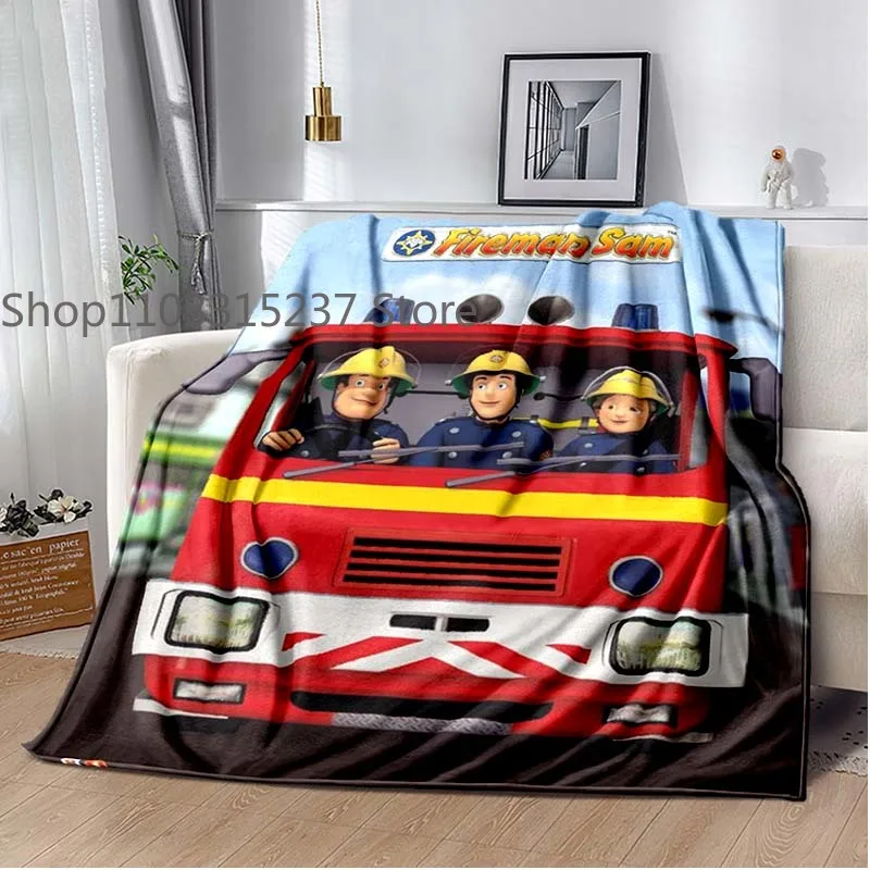 Одеяло Сэм пожарный детское одеяло с мультяшным рисунком для мальчиков и девочек