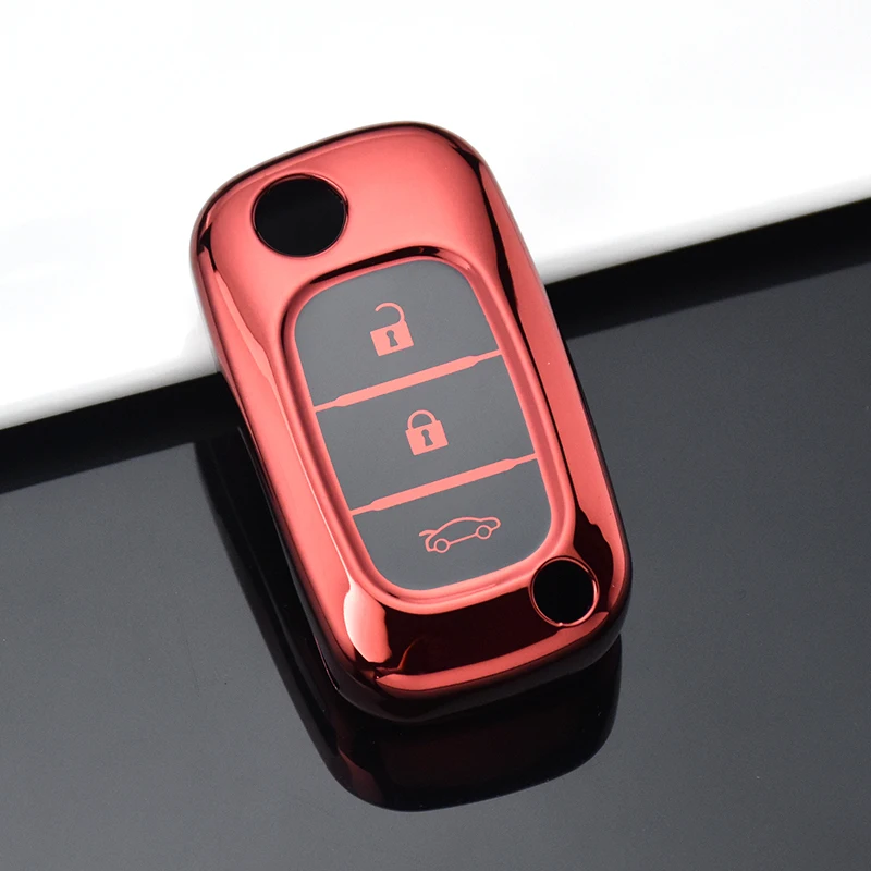 

3-кнопочный чехол для ключей из ТПУ для Renault Fluence Clio Megane для Mercedes для LADA Vesta Granta XRay Kalina Priora Sedan Sport