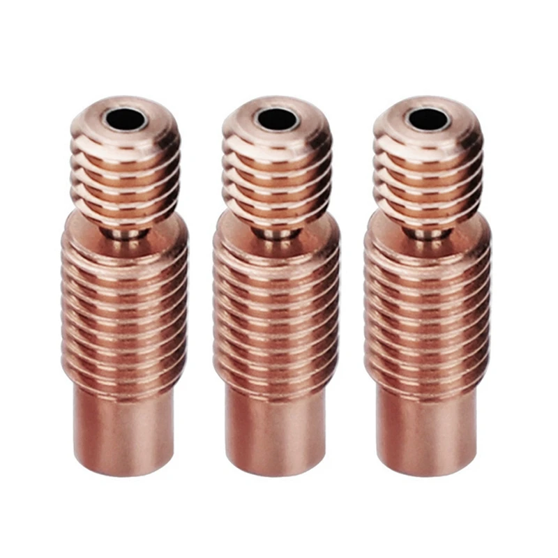 

All-Metal V6-Crazy Heat Break Copper & Stainless Steel 3D Printer Nozzle Throat For 1.75Mm V6 HOTEND Heater Block