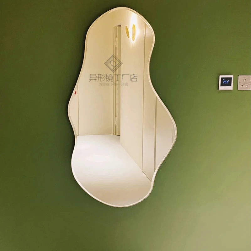 

Полноразмерное зеркало с большим напольным зеркалом, салон, нерегулярные дизайнерские скандинавские настенные зеркала, бесплатная достав...