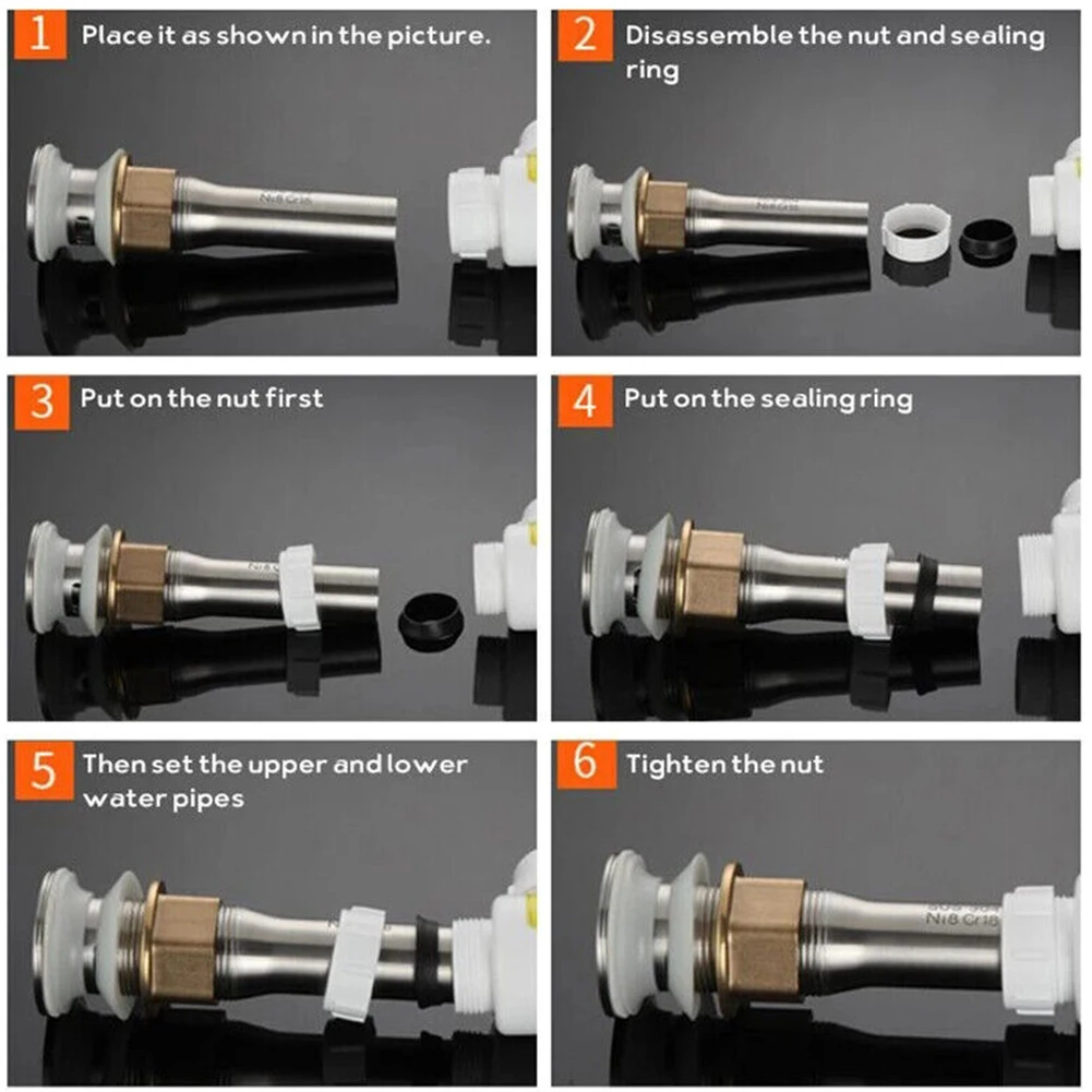 

ABS Drain Hose Washbasin Corrugated Curved Pipe Bathroom Expandable Rotate Drain Tube Kitchen Sink Anti-blocking Sewer Deodorant