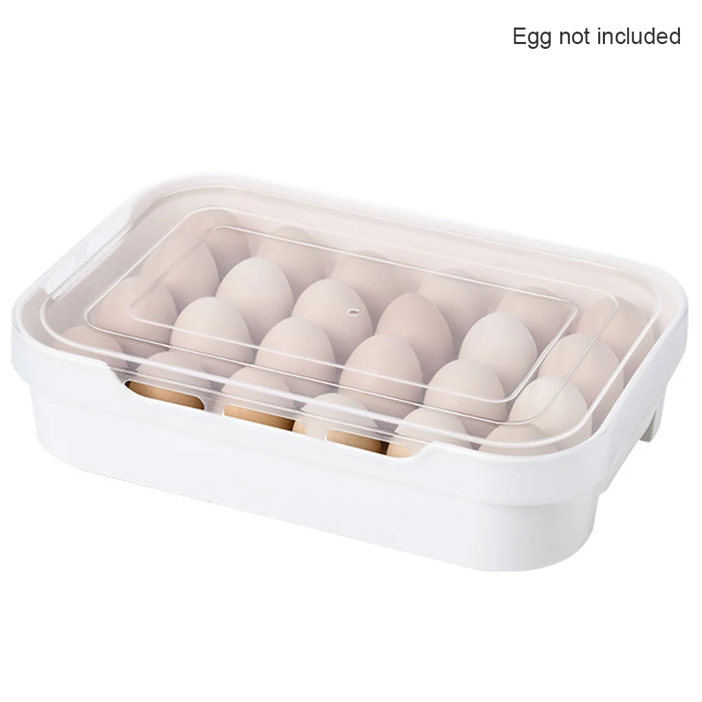 Держатель лотка для яиц 24 прозрачные сетки пластиковый контейнер хранения чехол