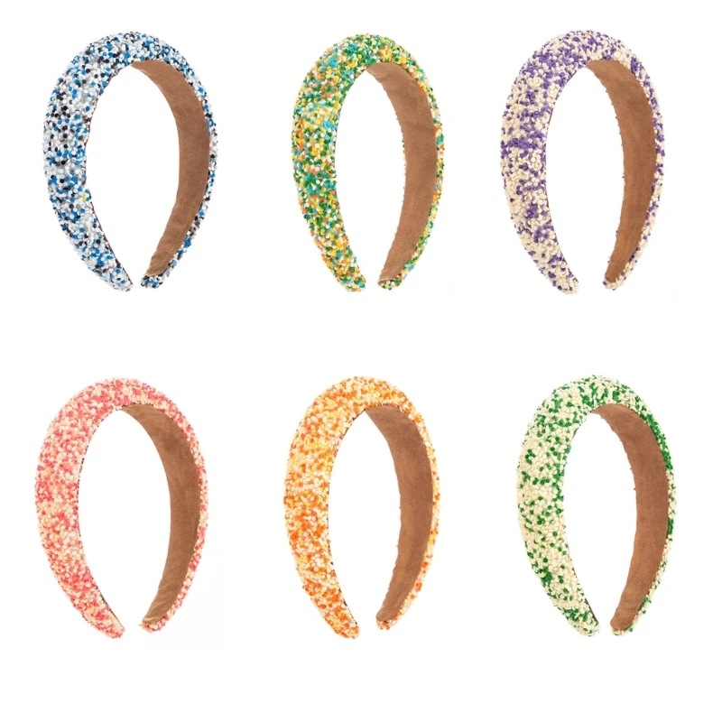 

Элегантная гирлянда, Мягкая повязка на голову для K-POP вечерние, украшения для музыкальных фестивалей 28TF