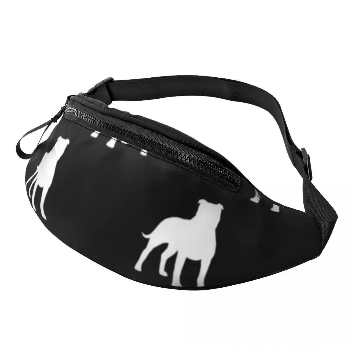 Стаффордширский бультерьер силуэт поясной сумки женская поясная сумка с