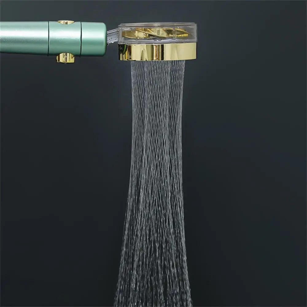 

Top Nozzle Rotation Pressurized Rain Water Heater Bathroom Accessories Three Modes Are Adjustable With Fan Filter High Flow