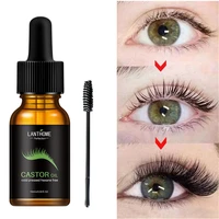 natural castor oil eyelashes growth essential oil thick longer nourishing enhancer lash eyebrow hair growth liquid castor serum