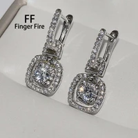 luxurious silver plated sparkling earrings birthday party anniversary celebration fine fashion jewelry