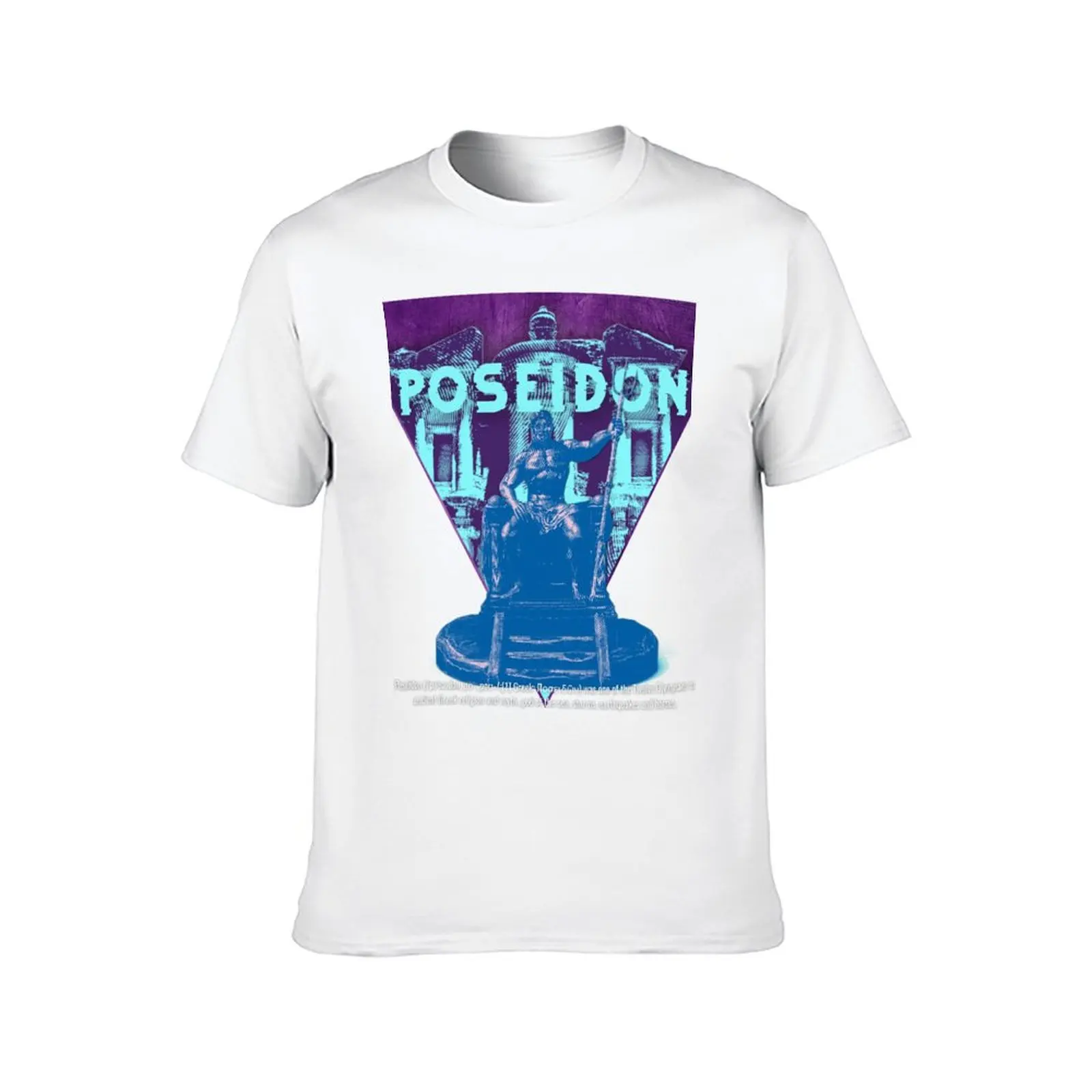 Футболка Poseidon с трезубелем греческий бог мифология рубашки рисунком для