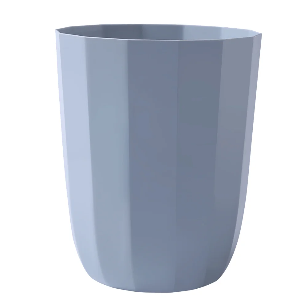 

Trash Can Bin Garbage Basket Waste Container Kitchen Open Bathroom Desktop Wastebasket Rubbish Office Paper Bedroom Touchless