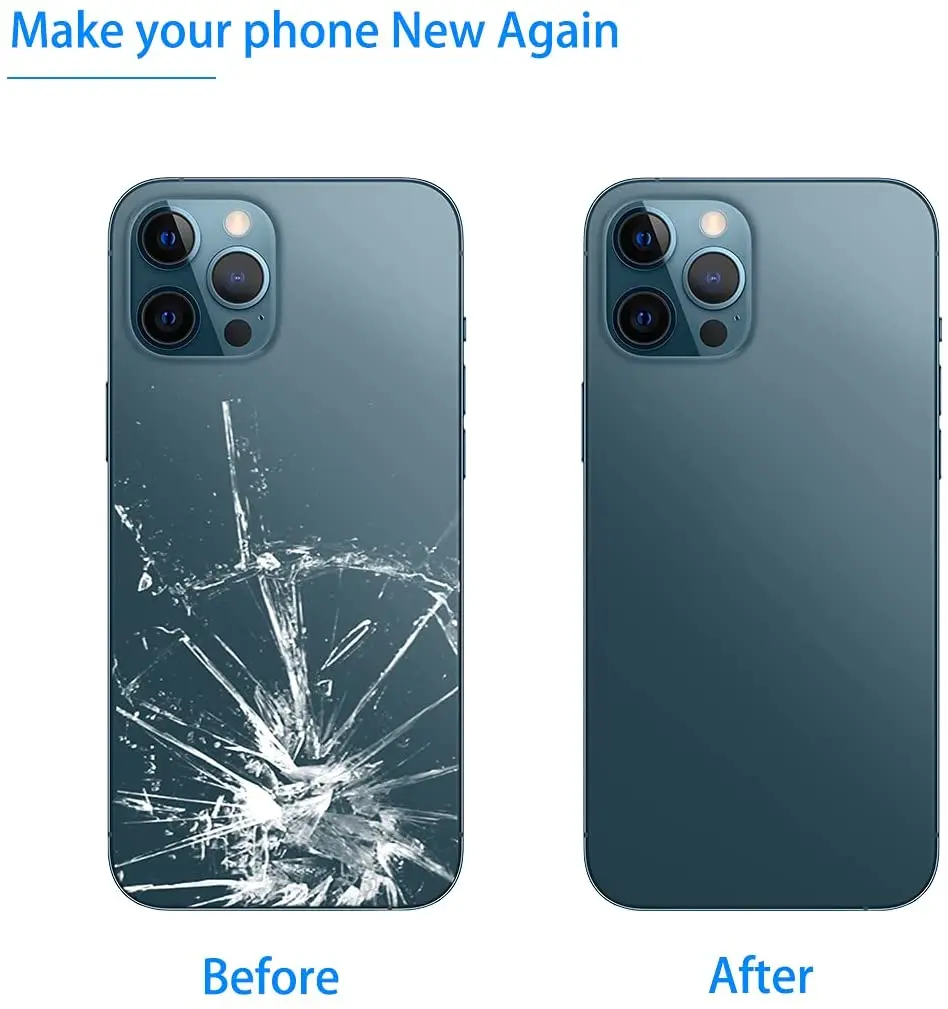 Замена заднего стекла для iPhone 12 Pro Max 6 7 дюйма все переноски с предварительно