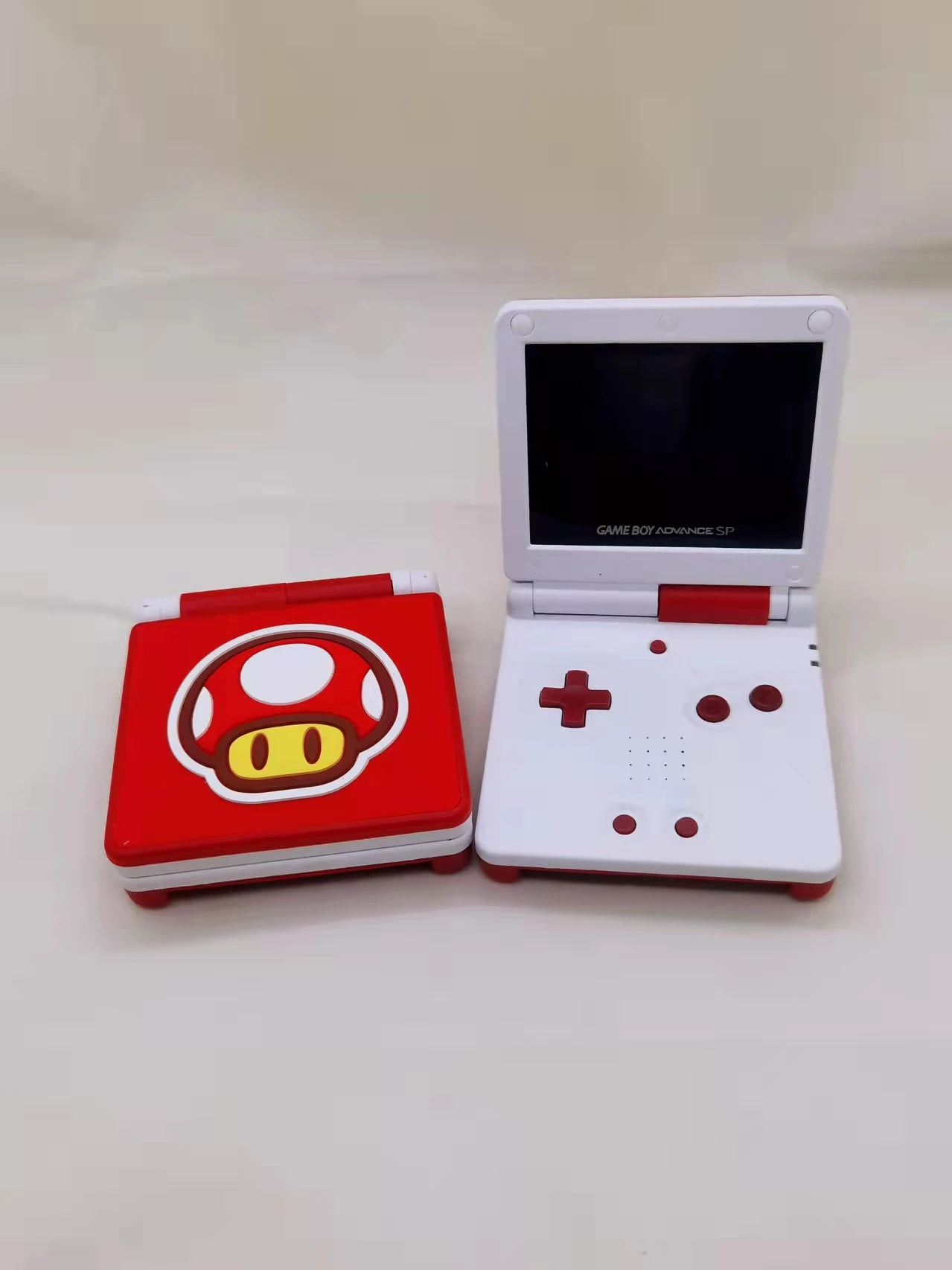 Оригинальный Восстановленный для игровой консоли Game Boy GBASP GBA SP с подсветкой iPS