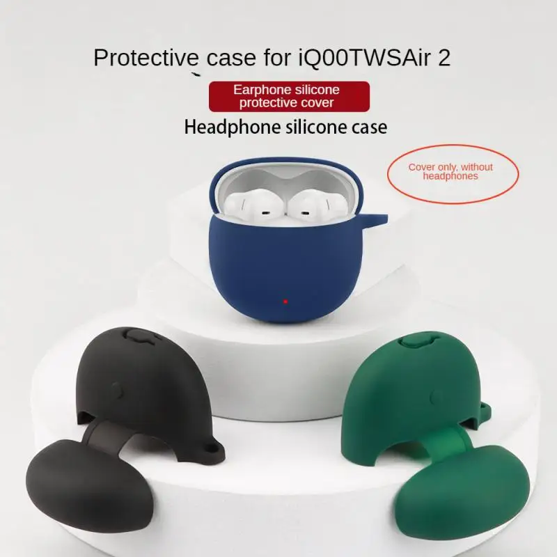 

Precision Headphone Storage Box Seismic Durable Reliable Silicone Charging Box Protective Cover Shockproof Thin And Light