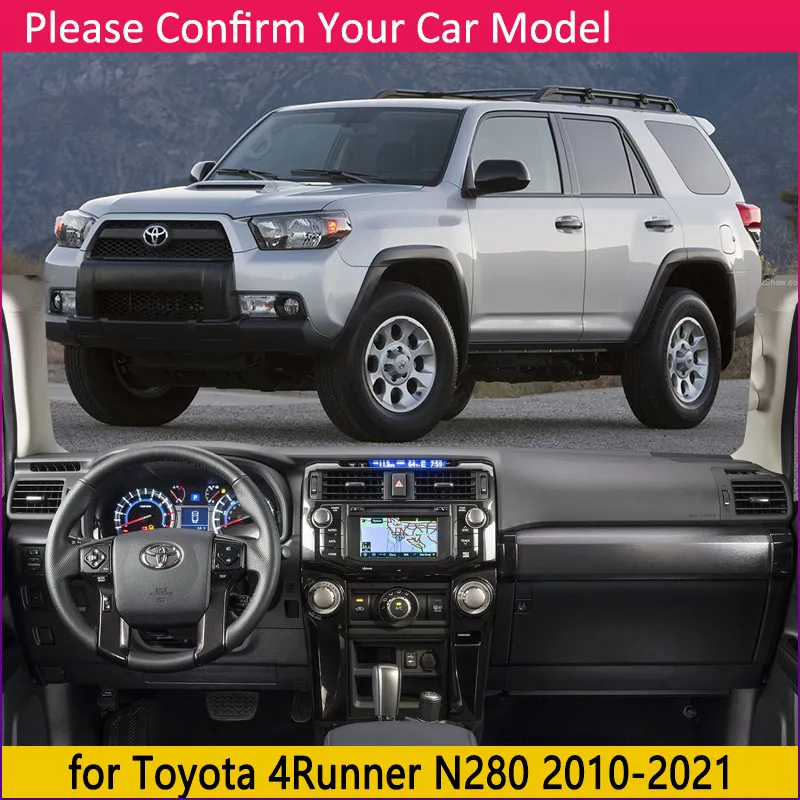 Крышка приборной панели коврик для Toyota 4runner N280 2010-2021 Солнцезащитная Подушка