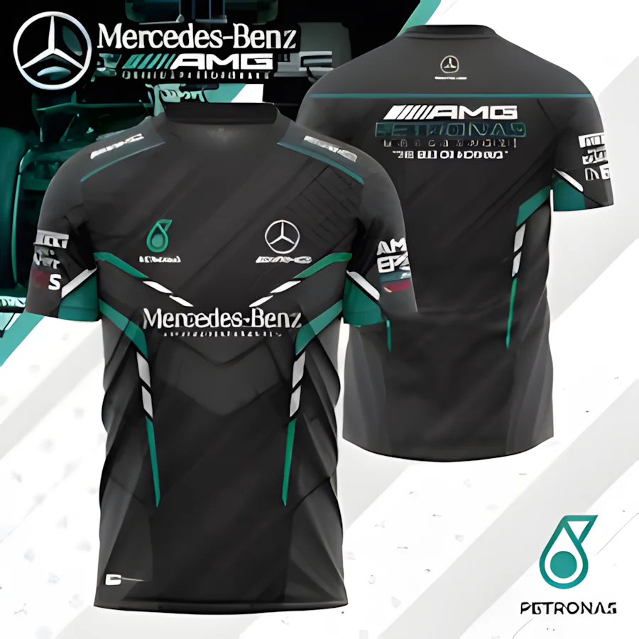 

Мужская футболка Mercedes Benz Team 1, модная тенденция, индивидуальная уличная жизненная сила, спорт, здоровье, велоспорт, альпинизм, одежда