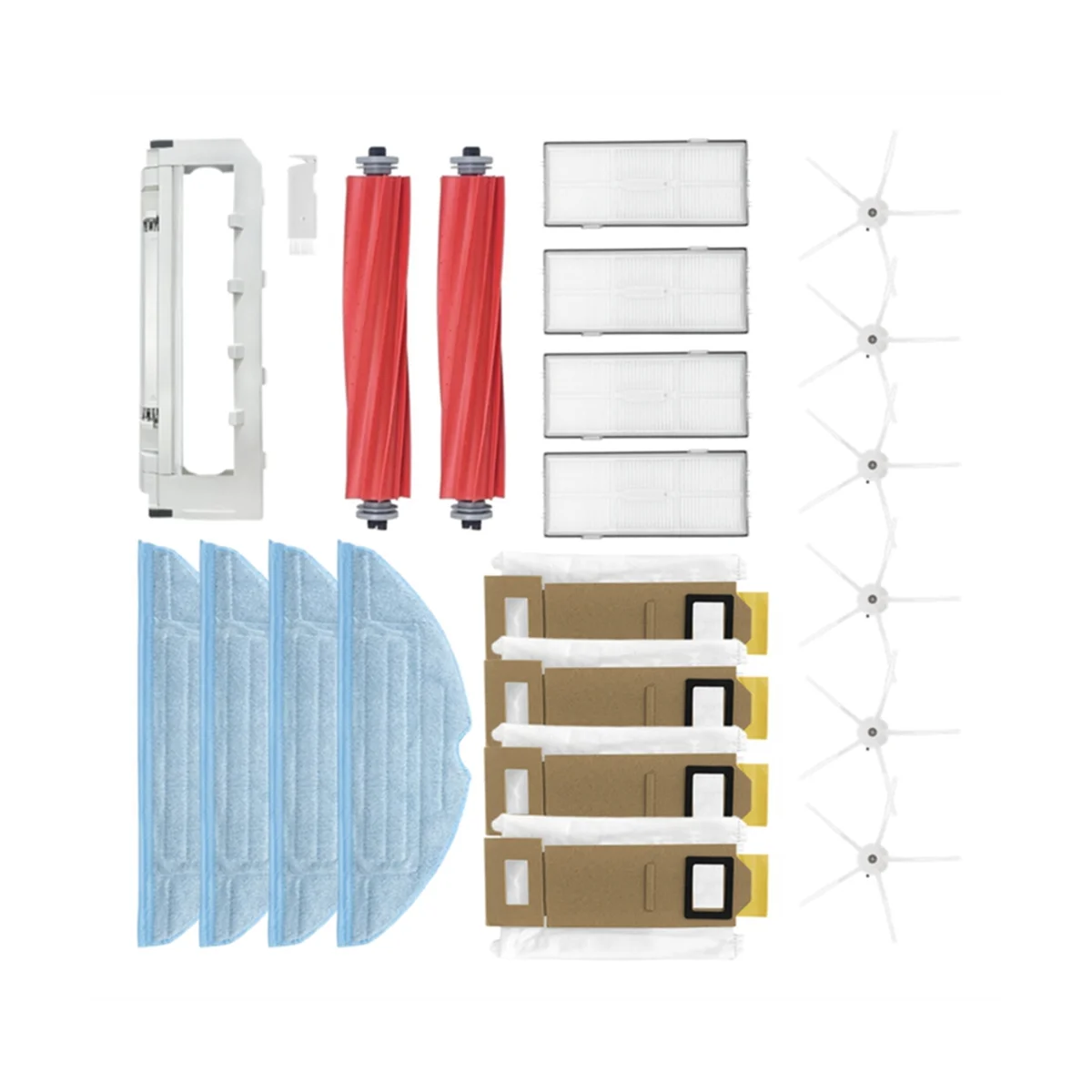 

Accessories Kit for S7 S7 Plus T7S T7S Plus Robot Vacuum Cleaner with Main Side Brush Dust Bag Hepa Filter