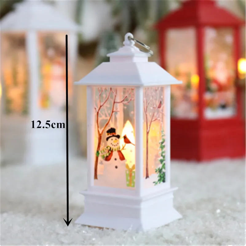Рождественский светодиодный ветровой фонарь 2022 Рождественское украшение для
