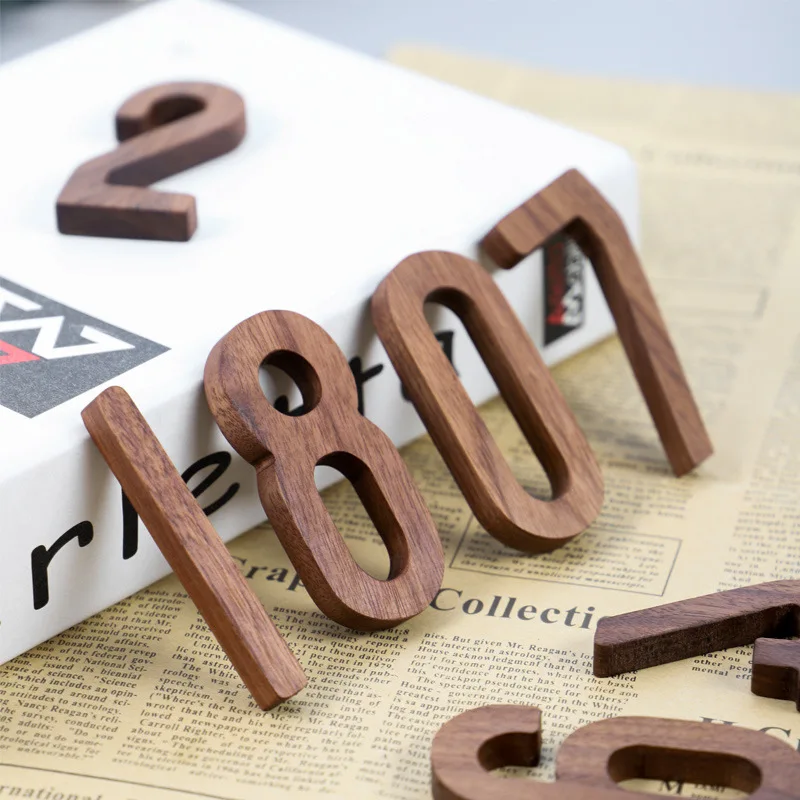 

Alphabet Black Walnut Wooden Letters Baby Room Decor DIY Name Wall Letters Shooting Props Party Creative Big Letter Decoration