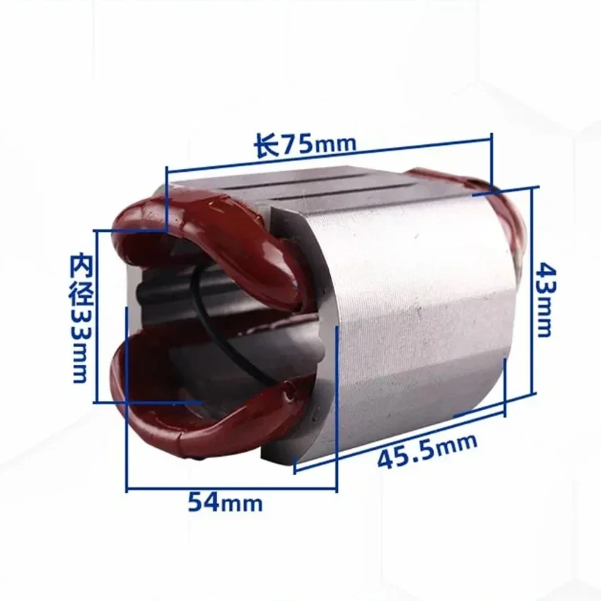 

1 шт., сменная угловая шлифовальная машина, ротор электродвигателя/статор двигателя для Makita 9553/9554/9555NB/HN, ЛУЧШИЕ ПРОДАЖИ