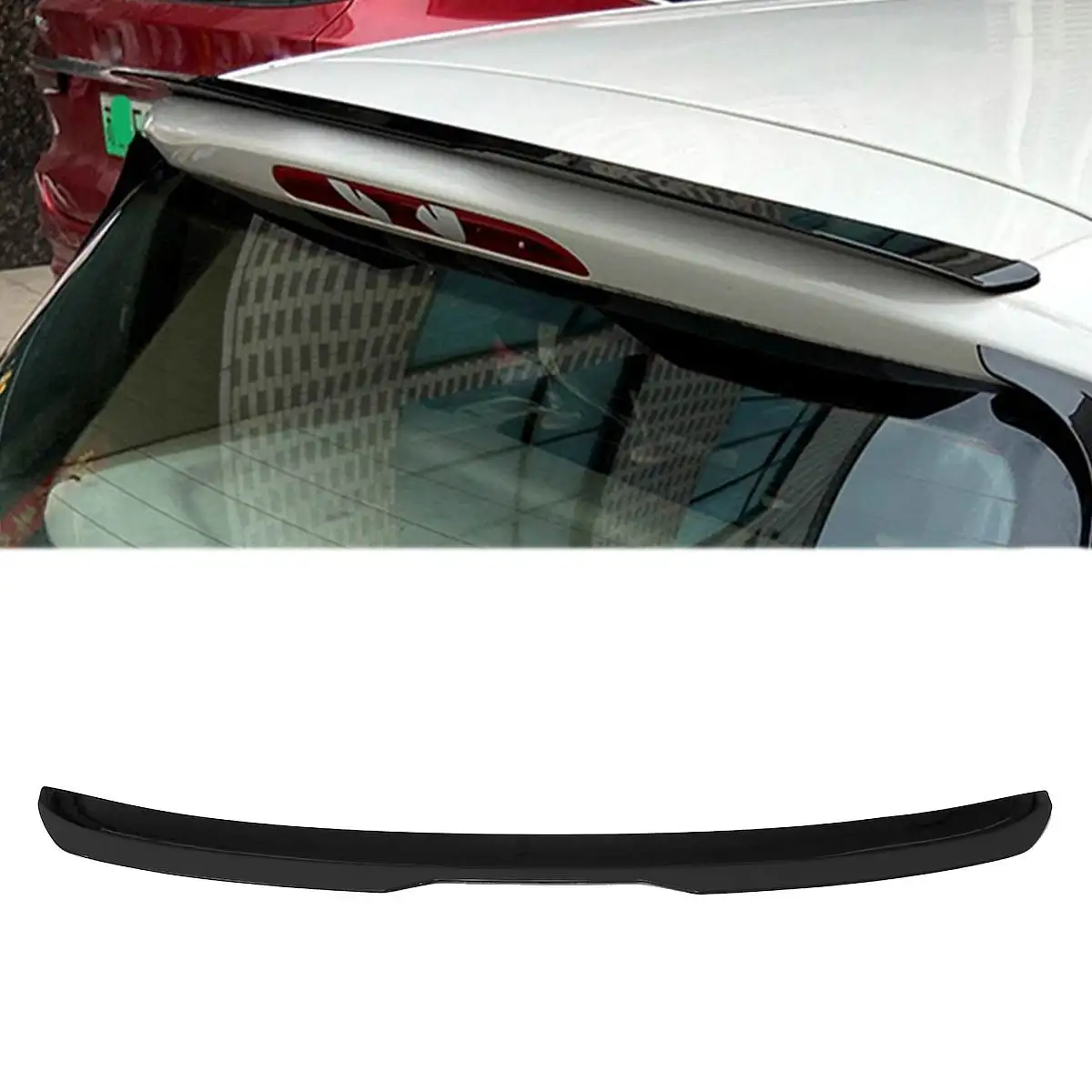 

Спойлер на крышу заднего окна для VW Golf MK6 GTI R MAX 2008 2009 2010 2011 2012 2013 автомобильный Стайлинг солнцезащитный дождь затеняющий вентиляционный козырек губа