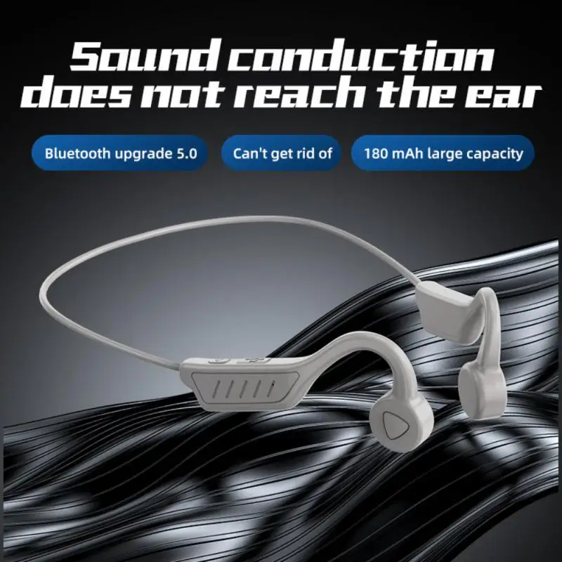 

BL15 Bone Conduction Headphones HD Call Battery Display Headset Waterproof Wireless Bluetooth5.0 Voice Control Earphone