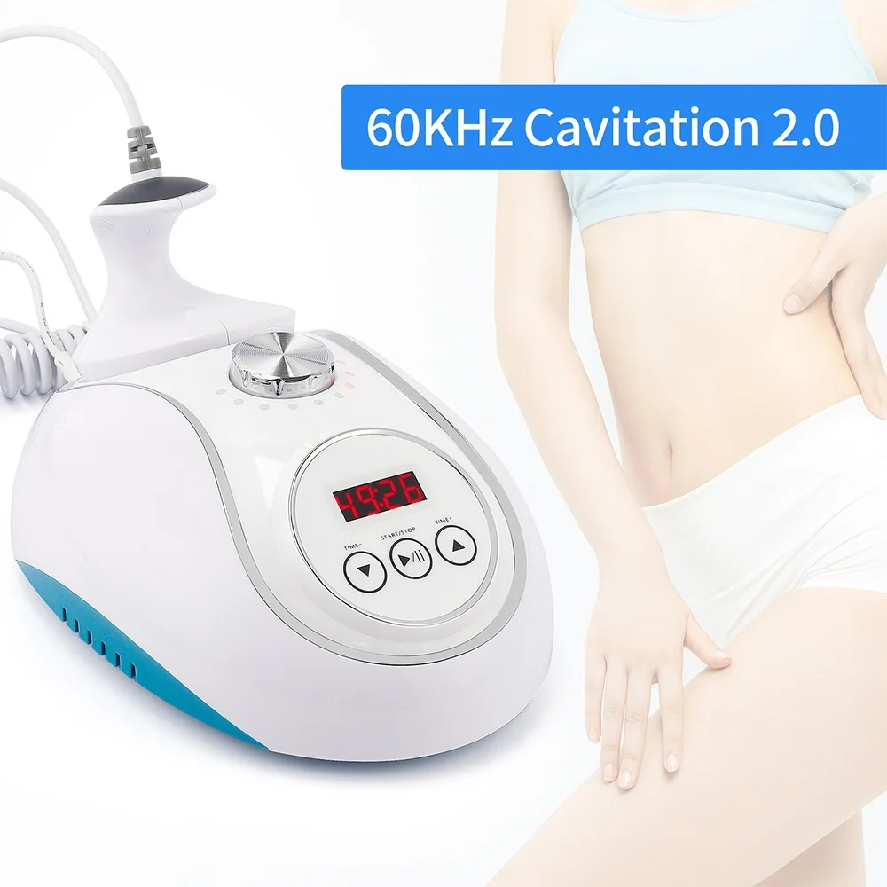 

60K 2.0 Ultrasound Cavitation Body Shaping Machine Weight Loss Fat Burner Slimming Massager Anti-Cellulite Fat Burning Removal