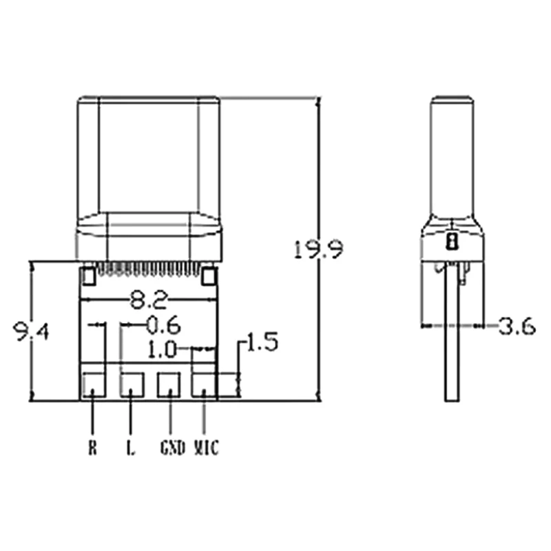 Чип ALC5686 с разъемом для цифровой аудиосистемы и наушников типа C переходник