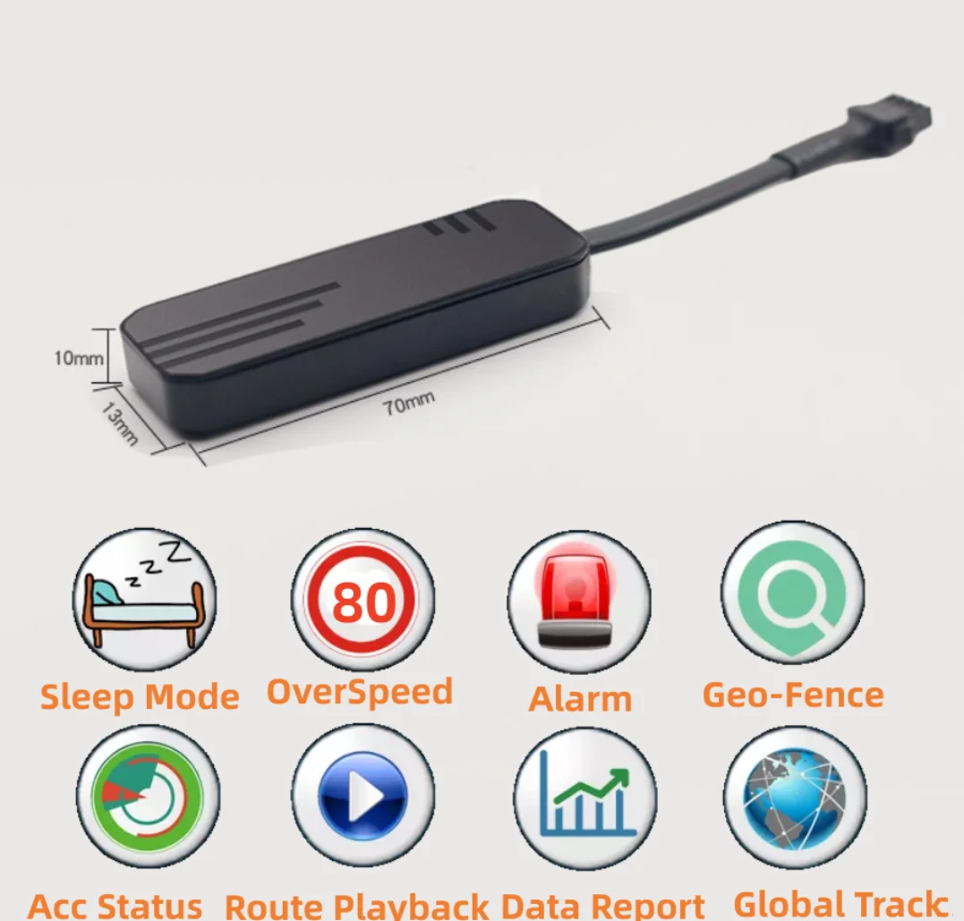 Проводной GPS-трекер J14 для устройства GPS-слежения грузовиков, без сборов платформы, сигнализация о превышении скорости (art.: 3920d3989eebf) - 3920d3989eebf