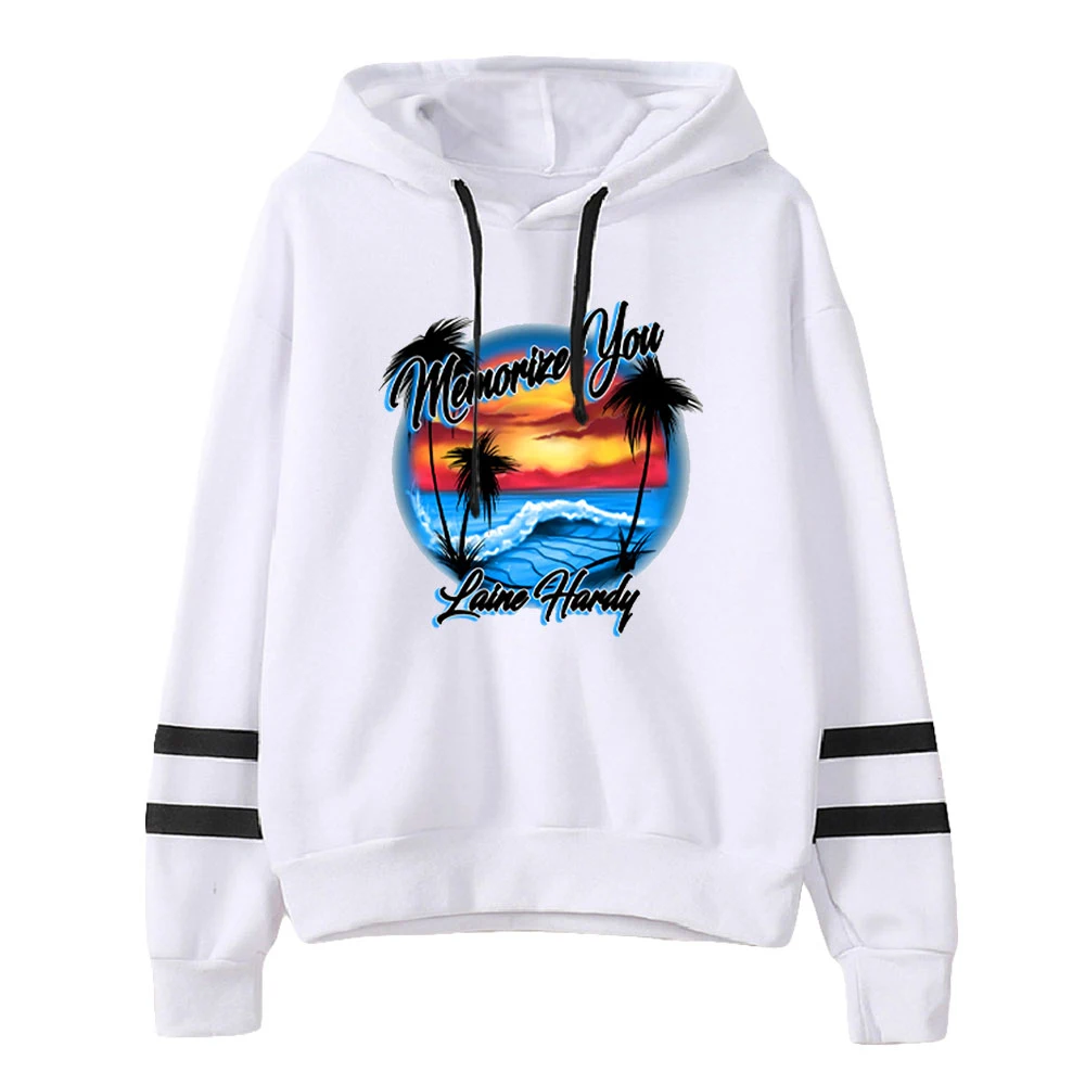 

Laine Hardy Memorize You Merch Hoodie Unisex Pocketless Parallel Bars Sleeve Sweatshirts Women Men Hoodie Youthful Star Clothes