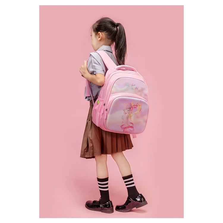 Elf Dinosaur Grade 1-3 Primary Children Fashion Backpacks New Girl Princess Sweet Boy Cool Cartoon Schoolbags Drop Shipping Hot