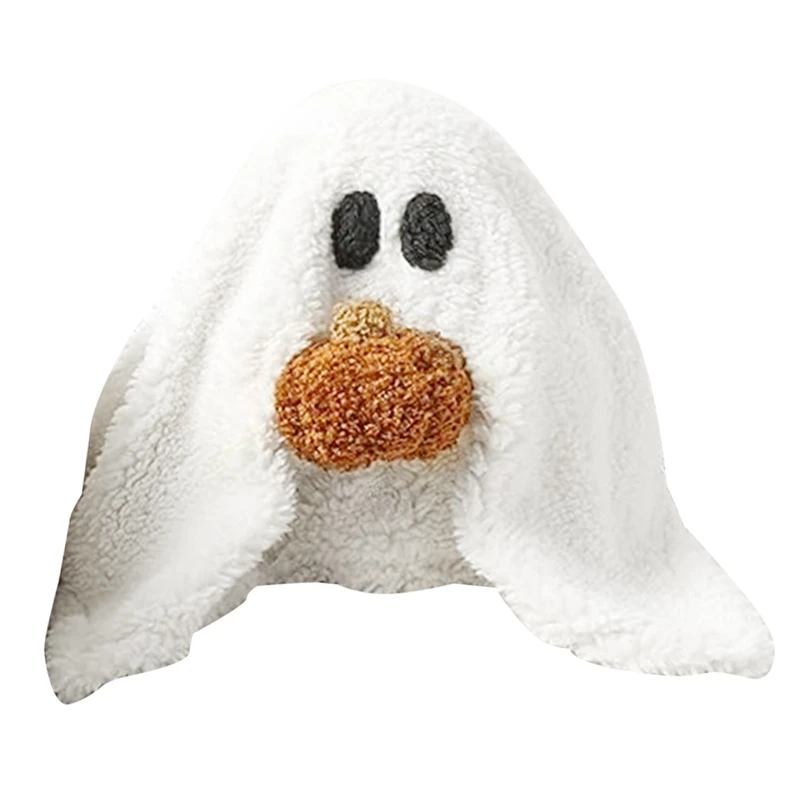 

Ghost With Pumpkin Pillow Soft Stuffed Halloween Ghost Plush Halloween Decoration For Fans Gift