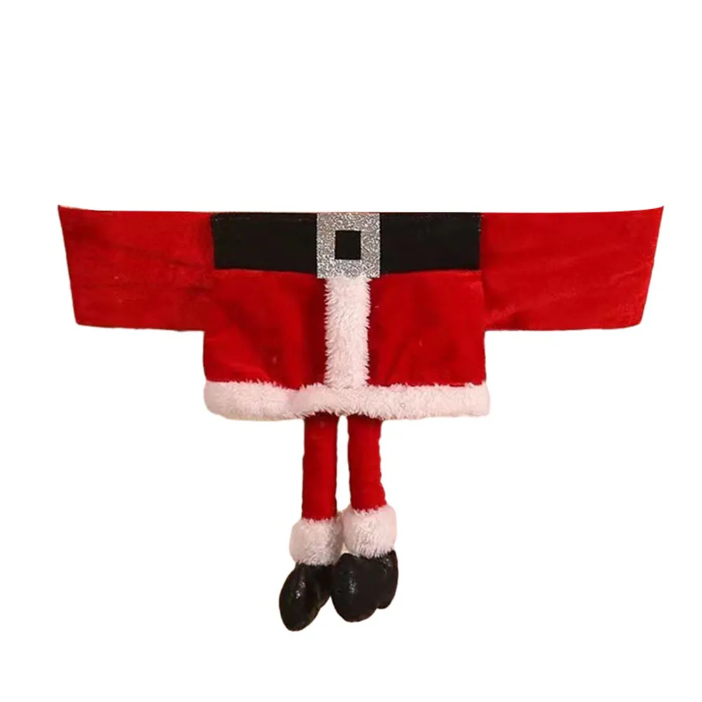 

Christmas Chair Cover Cartoon 3D Santa Claus Chair Seat Cover Home Decor Xmas New Year Supplies Christmas Decoration Navidad