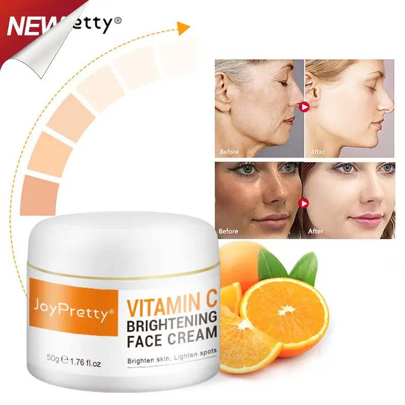 

Vitamin C Face Cream Remove Dark Spots Whitening Face Care Moisturizing Anti-Aging Anti Wrinkle Firming Skin Care Cosmetics