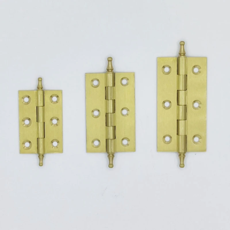 Латунные декоративные петли для шкафов кухонные дверей металлические 2/3/3 дюйма-4